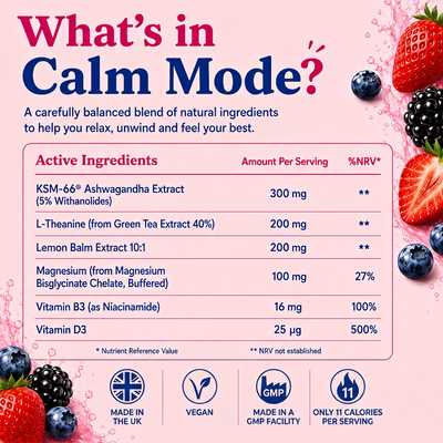 Calm Mode | Daily Calm & Cortisol Support Drink Mix