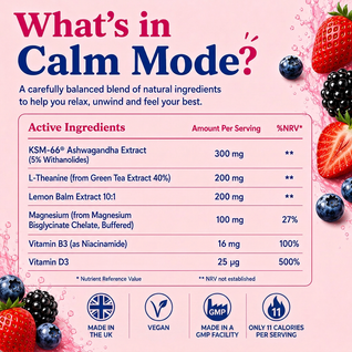 Calm Mode | Daily Calm & Cortisol Support Drink Mix